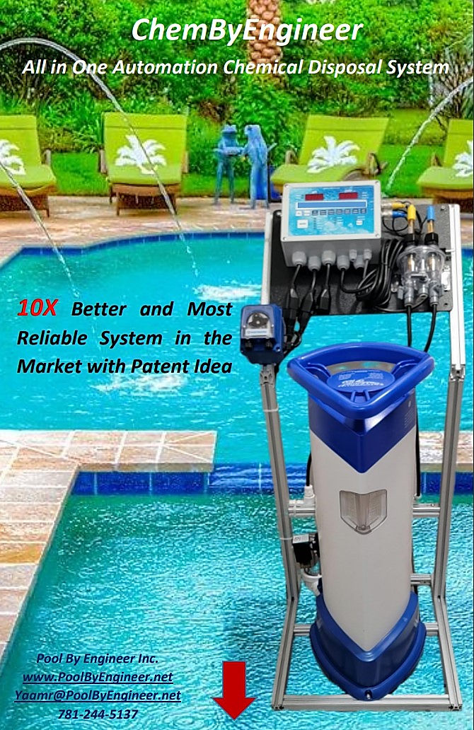 Front side of the Pool By Engineer chemical leasing flyer