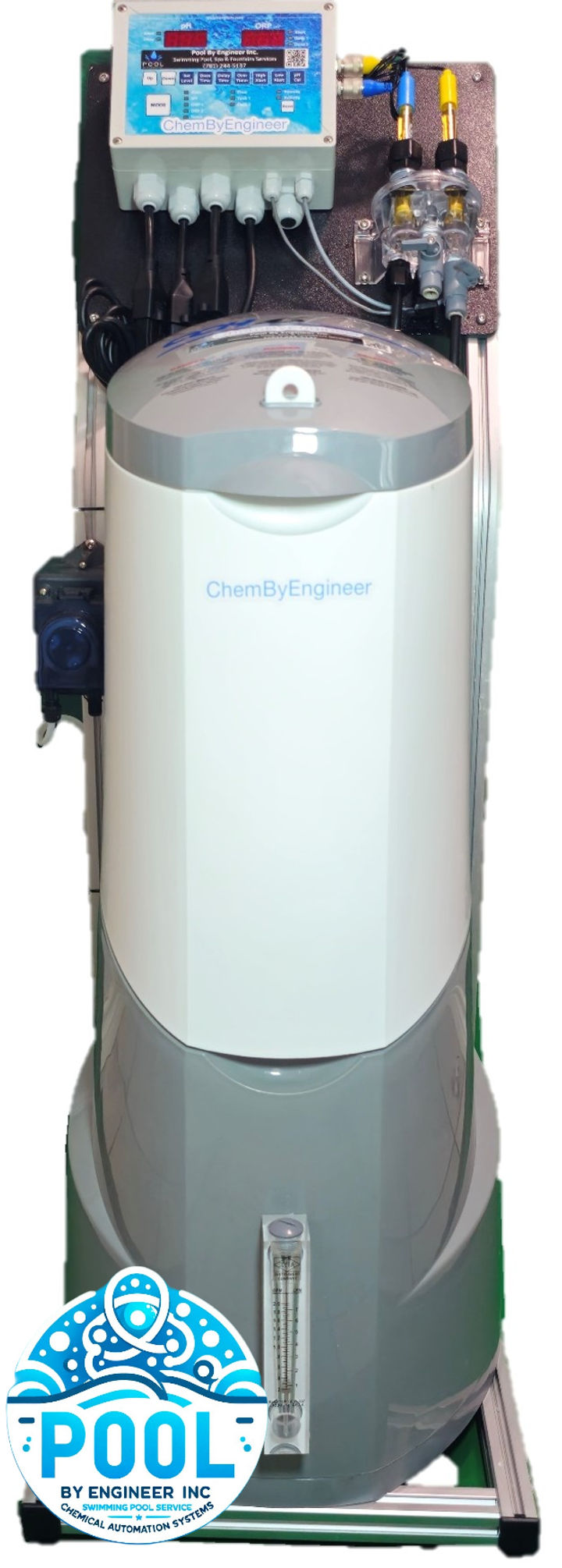 Integrated automatic chemical system from the Pool By Engineer collection